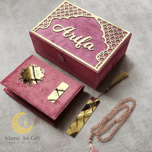 Load image into Gallery viewer, Pink Velvet QURAN Box