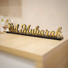 Load image into Gallery viewer, Eid Mubarak Table Decor - English - Make My Thingz