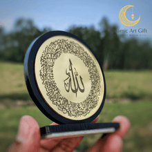 Load image into Gallery viewer, Islamic Car Stand - AYATUL KURSI Round