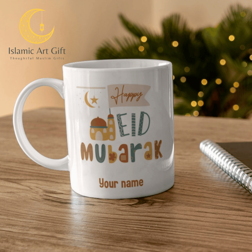 Happy Eid Mubarak Customized Mugs - Eid Gift for kids - Make My Thingz