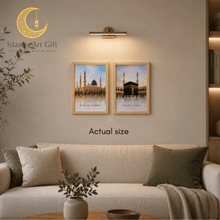 Load image into Gallery viewer, Al-Haramain Wall Frame Set | Makkah &amp; Madinah