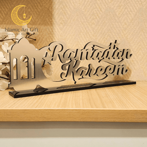 Ramadan Mubarak Table Decor - English - Make My Thingz
