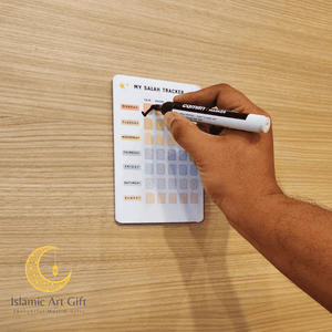 Namaz Tracker Wall Sign