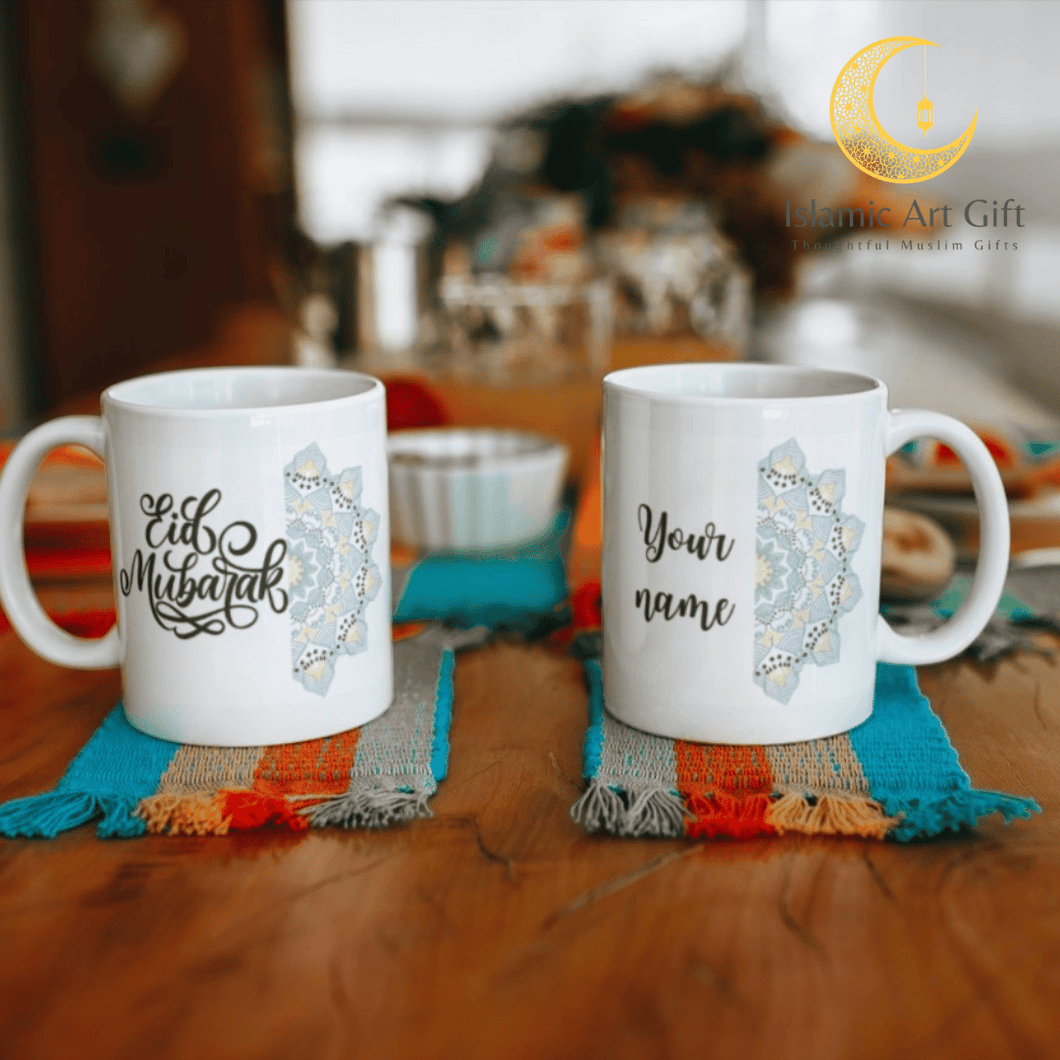 Eid Mubarak Customized Mugs - Eid Gift - Make My Thingz