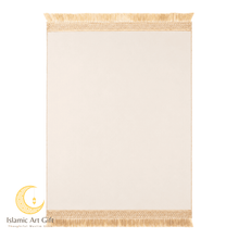 Load image into Gallery viewer, Personalized Velvet Janamaz – Custom Initials in English or Arabic