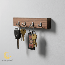 Load image into Gallery viewer, Safar Classic: Luxury Genuine Leather Persian Patterned Key Fob Keychain