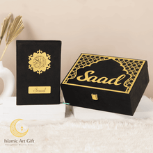 Load image into Gallery viewer, Black Velvet QURAN Box