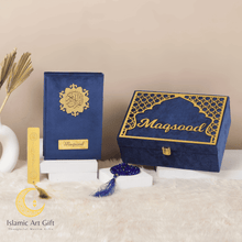 Load image into Gallery viewer, Blue Velvet QURAN Box