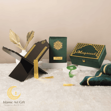 Load image into Gallery viewer, Dark Green Velvet QURAN Box