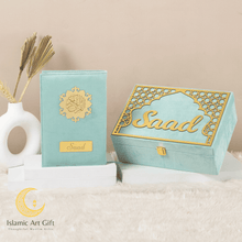 Load image into Gallery viewer, Green Velvet QURAN Box