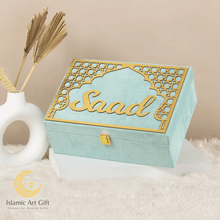 Load image into Gallery viewer, Green Velvet QURAN Box