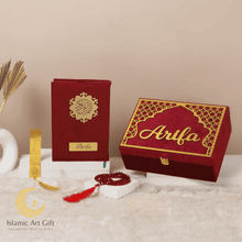 Load image into Gallery viewer, Maroon Velvet QURAN Box