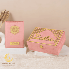 Load image into Gallery viewer, Pink Velvet QURAN Box
