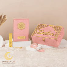 Load image into Gallery viewer, Pink Velvet QURAN Box
