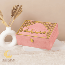 Load image into Gallery viewer, Pink Velvet QURAN Box
