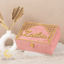 Load image into Gallery viewer, Pink Velvet QURAN Box