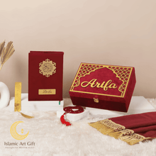 Load image into Gallery viewer, Maroon Velvet QURAN Box