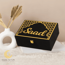 Load image into Gallery viewer, Black Velvet QURAN Box