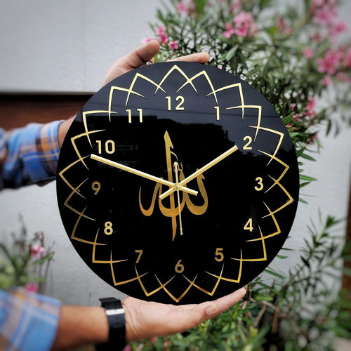 ALLAH wall clock - Premium Islamic Wall Clock - Make My Thingz