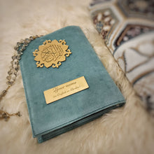Load image into Gallery viewer, Green Velvet QURAN COVER - Make My Thingz