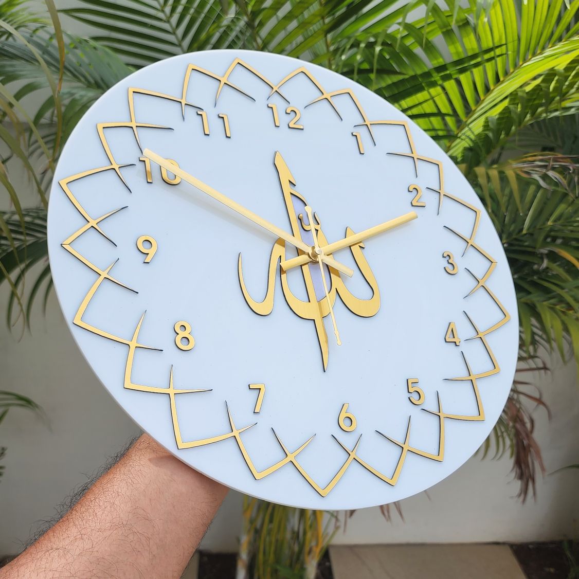Allah Clock ALLAH wall clock - Premium Islamic Wall Clock – Make My Thingz