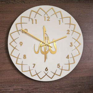 ALLAH wall clock - Premium Islamic Wall Clock - Make My Thingz