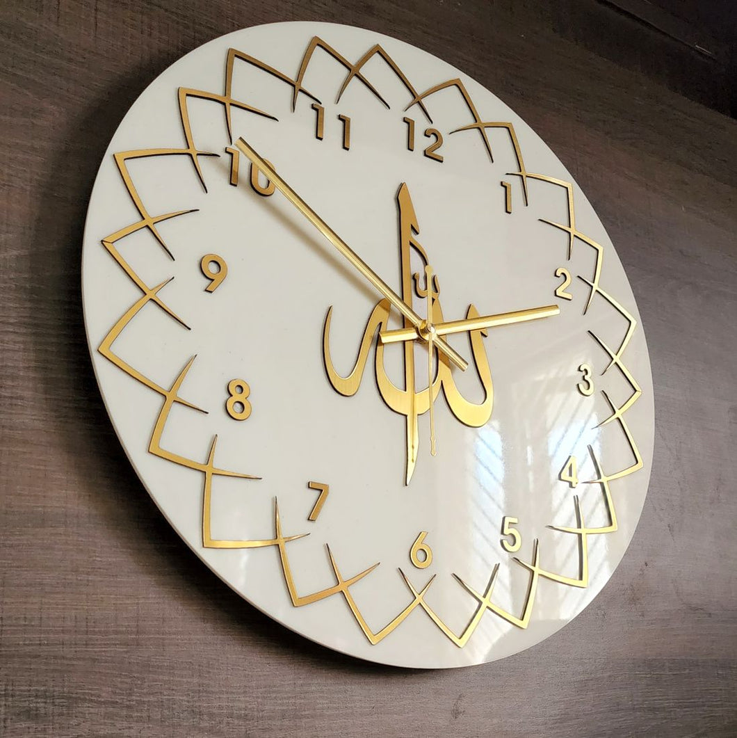 ALLAH wall clock - Premium Islamic Wall Clock - Make My Thingz