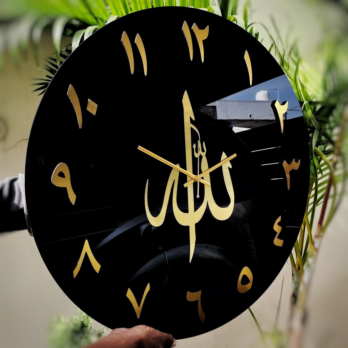 Wall Watch Lettering ALLAH wall clock - Islamic Wall Clock Arabic Letters – Make My Thingz